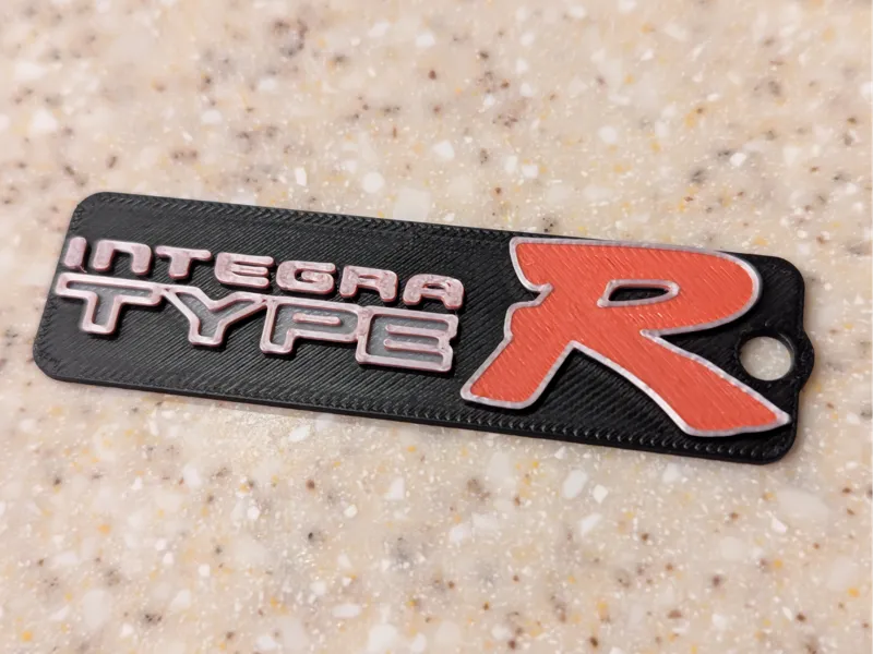 Small Acura Integra Type R Kechain 4color