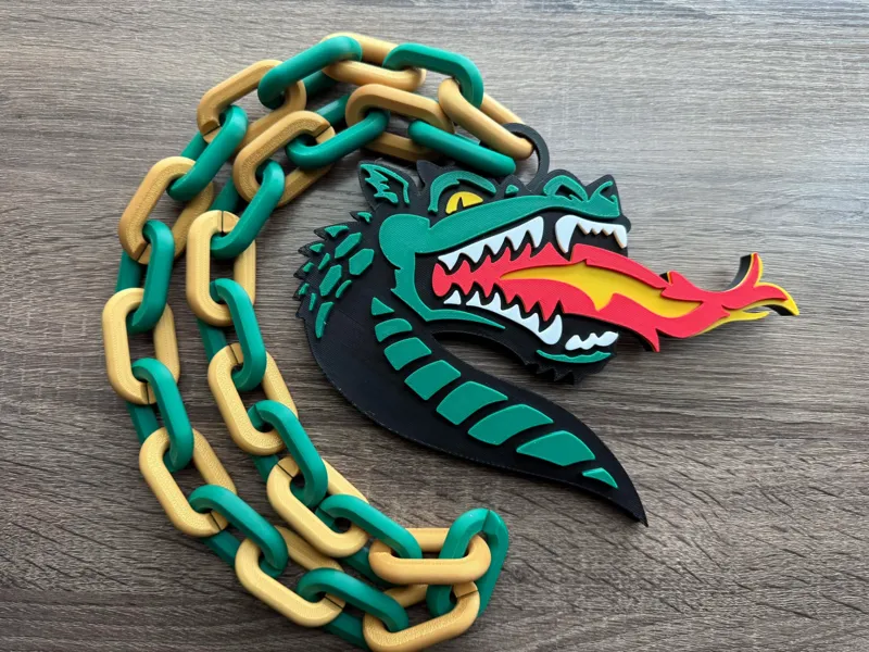 UAB Blazers Logo Necklace Hype Chain