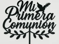 Topper "Ma Communion" personnalisable — photo 1