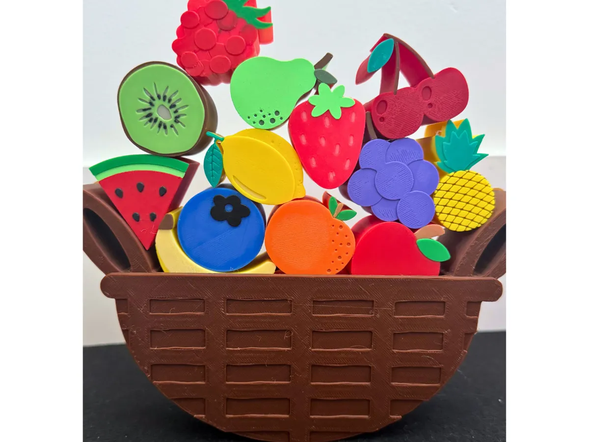 Fruit Basket Balance Stack - Free 3D Print Model - MakerWorld