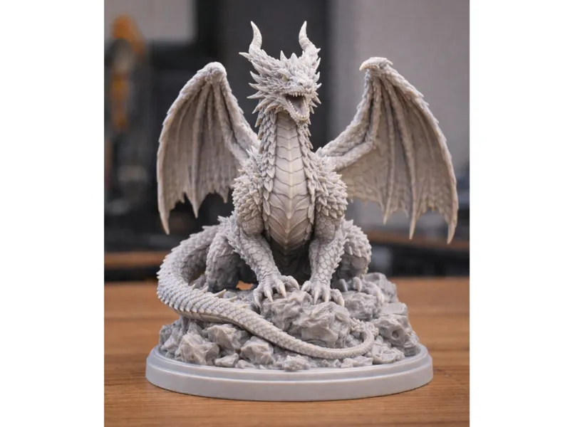 Dragon Blanc - Dragon des neiges 