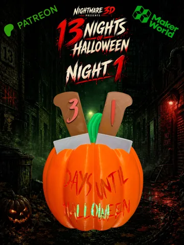 Adorno temático: Pumpkin Halloween Countdown — vista de referencia 4