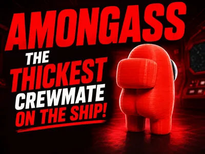 Amongass - Thick Among Us Crewmate