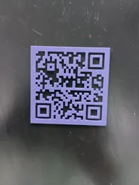 Sculpture à ombre — code QR scannable — photo 2