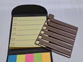 Sticky/post-it note checklist stencil