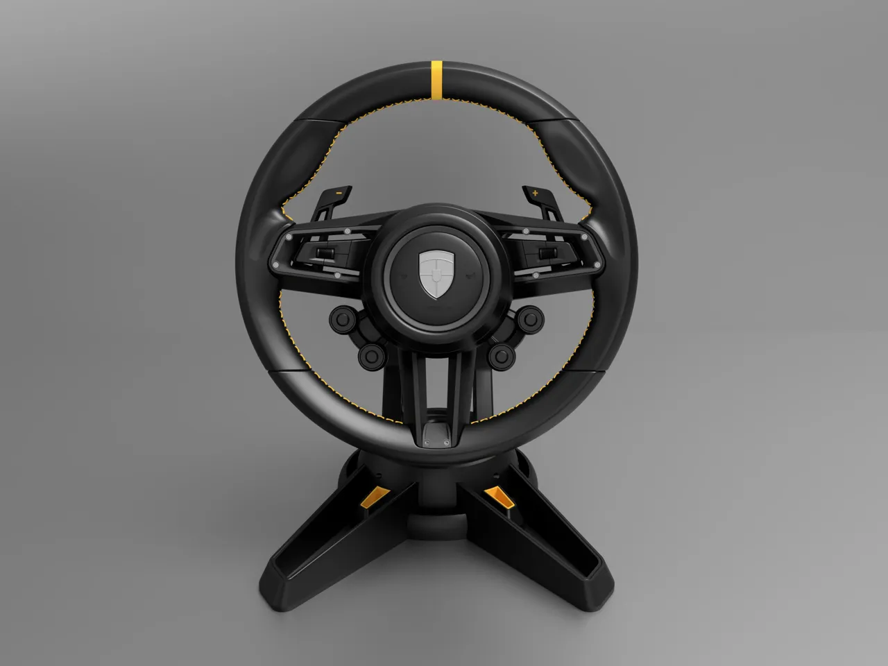1:1 Porsche Steering Wheel with SIMRACING view 3