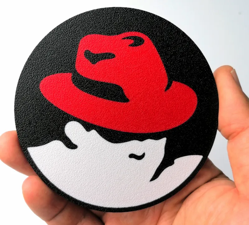 T-rex punching a Triceratops (Red Hat Linux) 