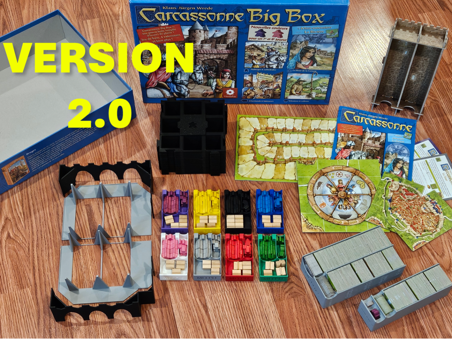 Xerses - Carcassonne Big Box 5 + Expansions Insert