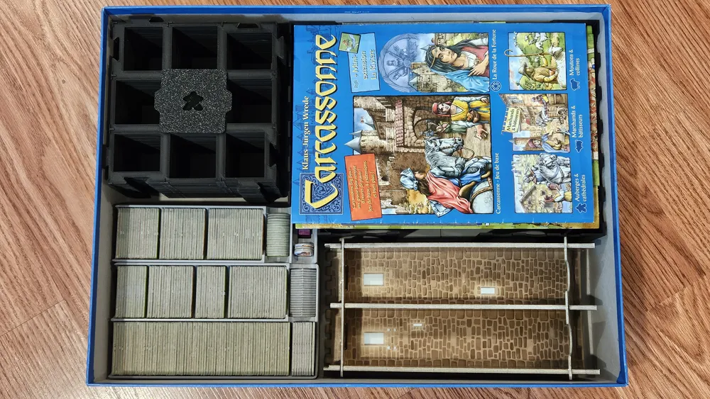 Xerses - Carcassonne Big Box 5 + Expansions Insert - Free 3D Print ...
