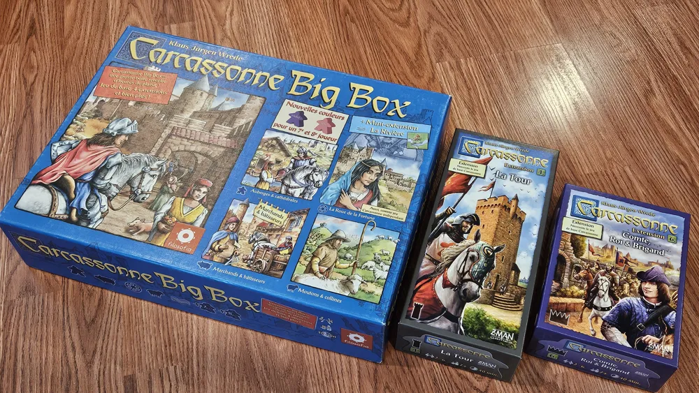 Xerses - Carcassonne Big Box 5 + Expansions Insert - Free 3D Print ...