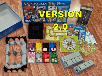 Xerses - Carcassonne Big Box 5 + Expansions Insert
