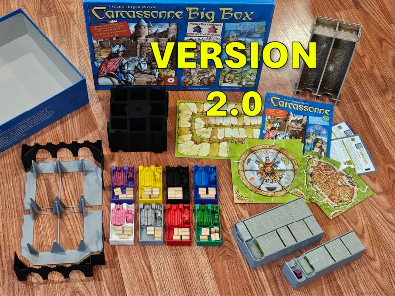 Xerses - Carcassonne Big Box 5 + Expansions Insert