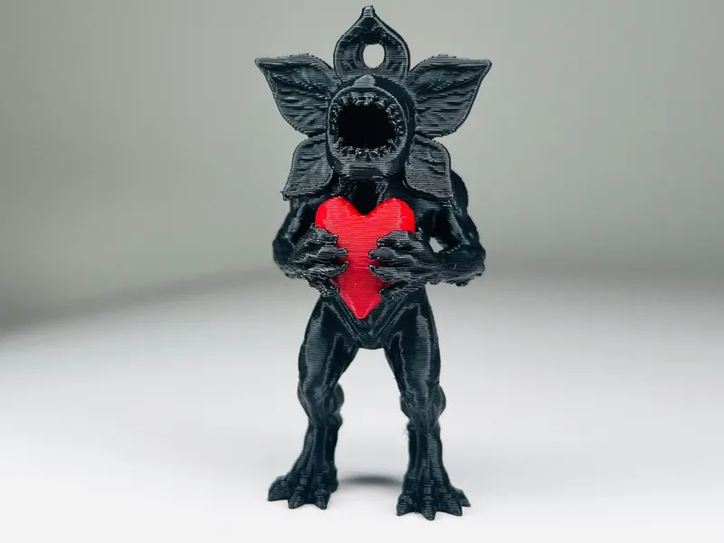 Valentine's Demogorgon key chain holder