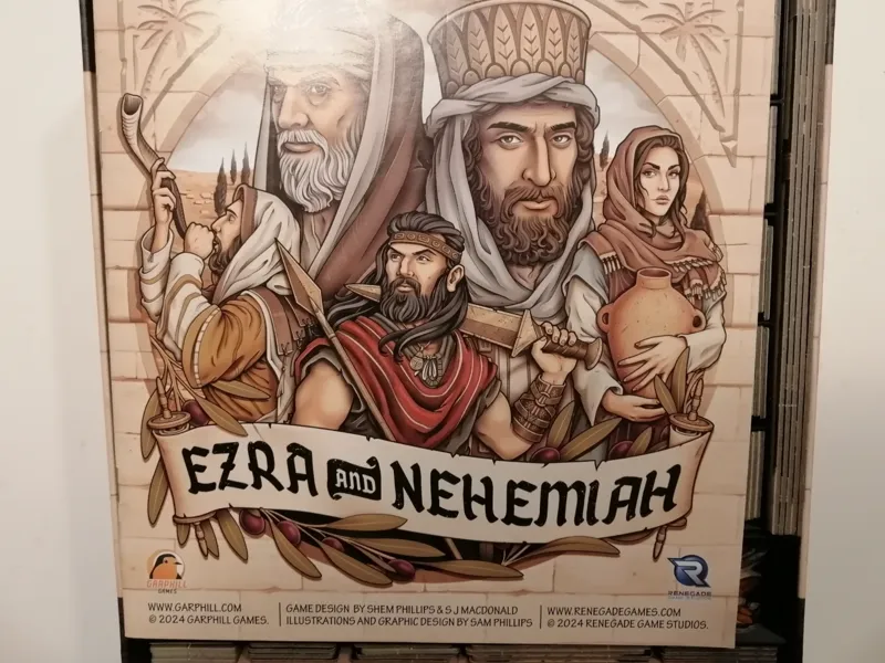 Ezra and Nehemia boardgame insert, organiser