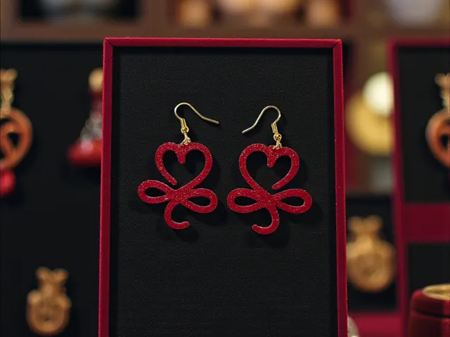 Infinity love earrings