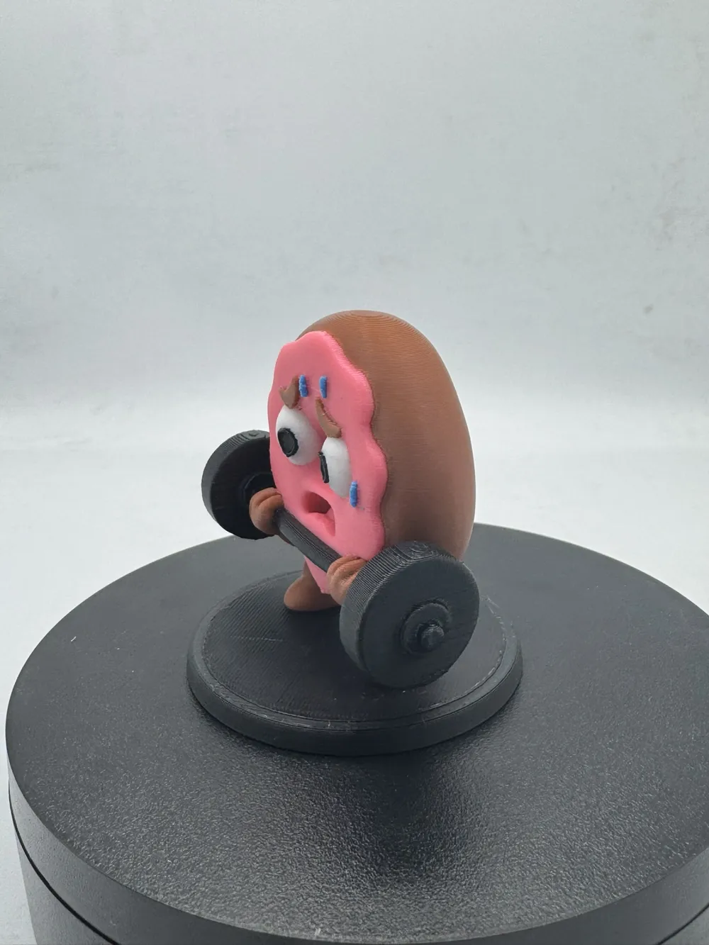 Cute Chibi Donut Working Out - Free 3D Print Model - MakerWorld