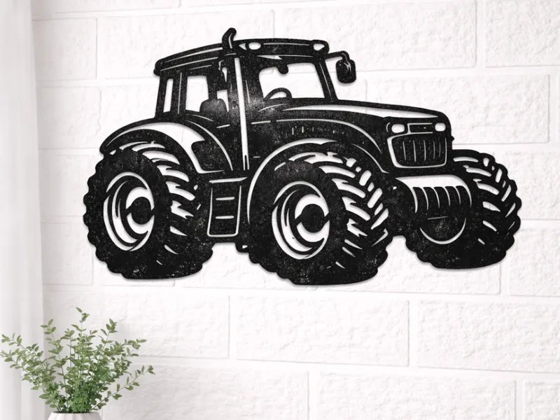 Wallart Tractor, easy & fast print