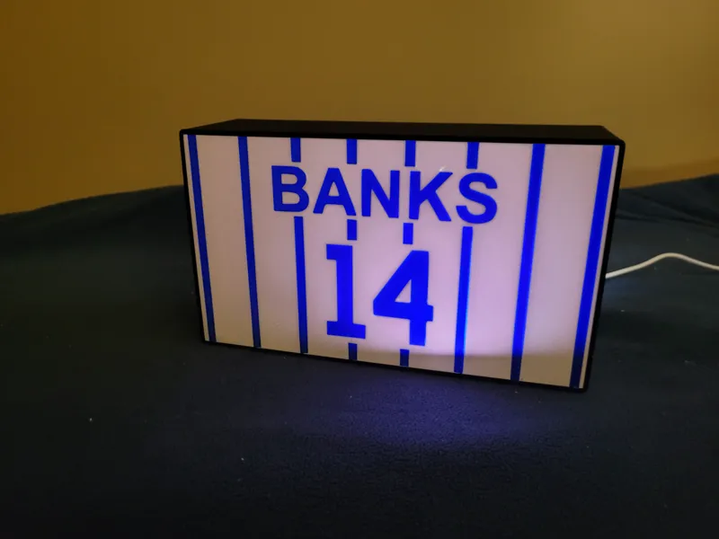 Chicago Cubs Retired # Lightbox  Ernie Banks