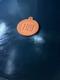 Porte-clés logo Fiat 45mm — photo 2