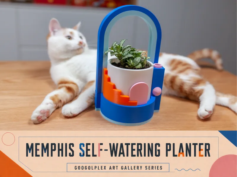 Memphis Self-Watering Planter | Parts & Multicolor
