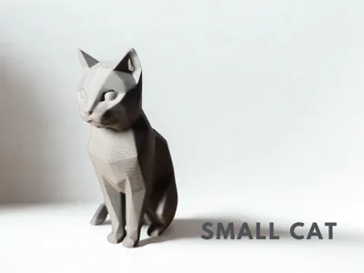 Small cat - Free 3D Print Model - MakerWorld