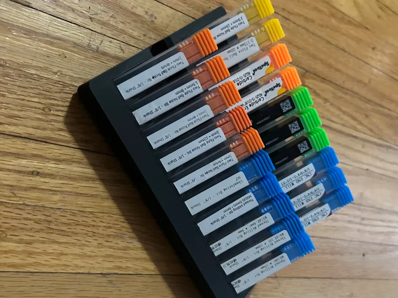 20 CNC Bit - Gridfinity Storage 4X3