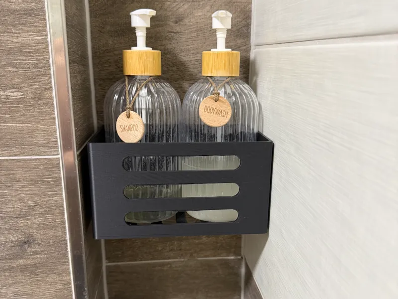 hanging shower shelf