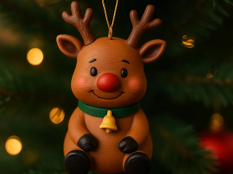 Cute Christmas Reindeer – Decoration / Ornament