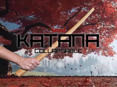 Wood Katana Collapsible