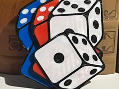 Rolling Dice Bookmark