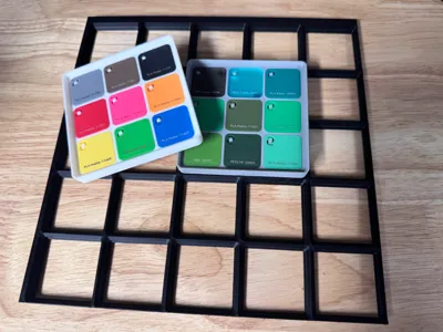 Gridfinity Swatch Display Board