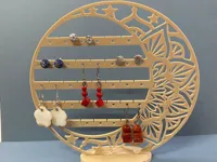 Boîte à bijoux organisateur de boucles d'oreilles — photo 2
