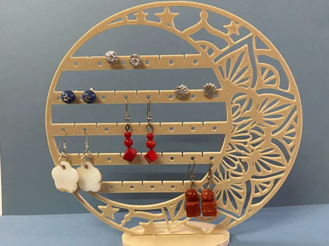 Earring organizer jewelry box