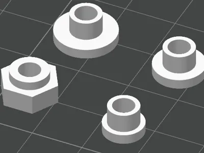 M4 bolt adapter for LabRax 10" server rack