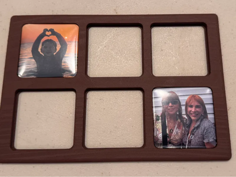 MAGNET FRAME - WOOD GRAIN