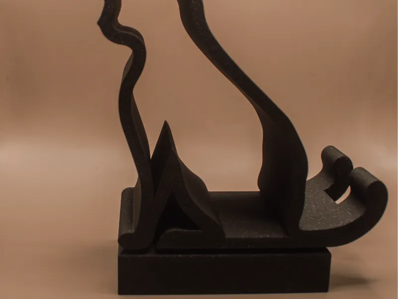 Cat phone stand with base