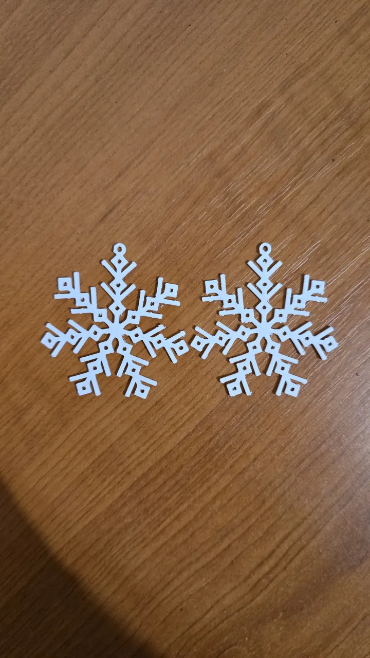 Sparkling Snowflake Earrings view 3