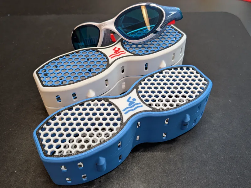 Etui für Schwimmbrille / Speedo / Arena / Magnet