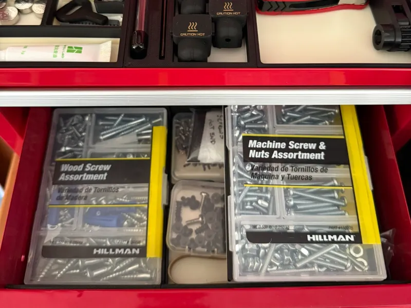 Mini Toolbox Top Drawer Organizer