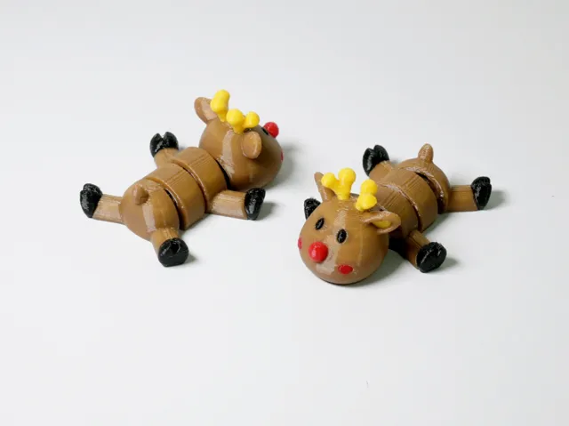 Articulated Pocket Pets – Christmas Reindeer