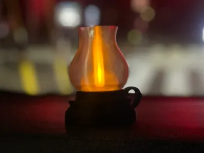 Simple Tealight Oil Lamp