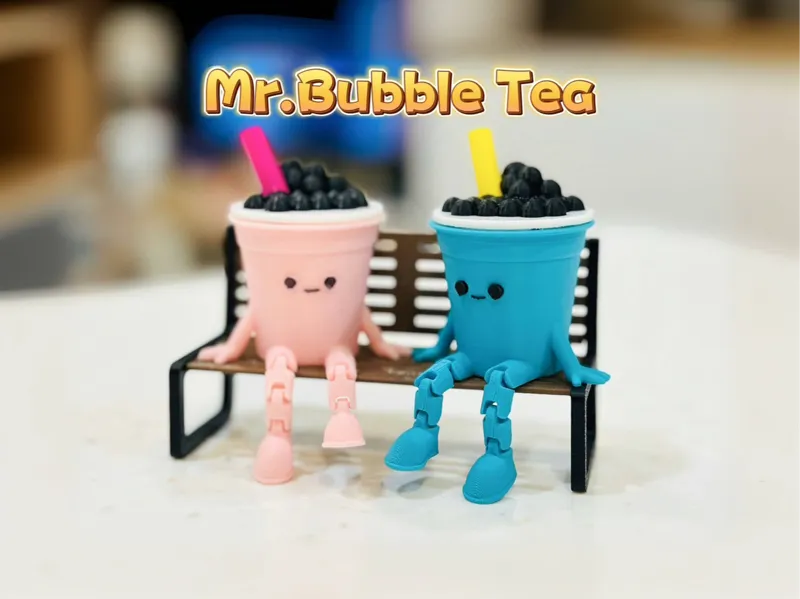 Mr. Bubble Tea | with Flexi Legs (no need AMS)