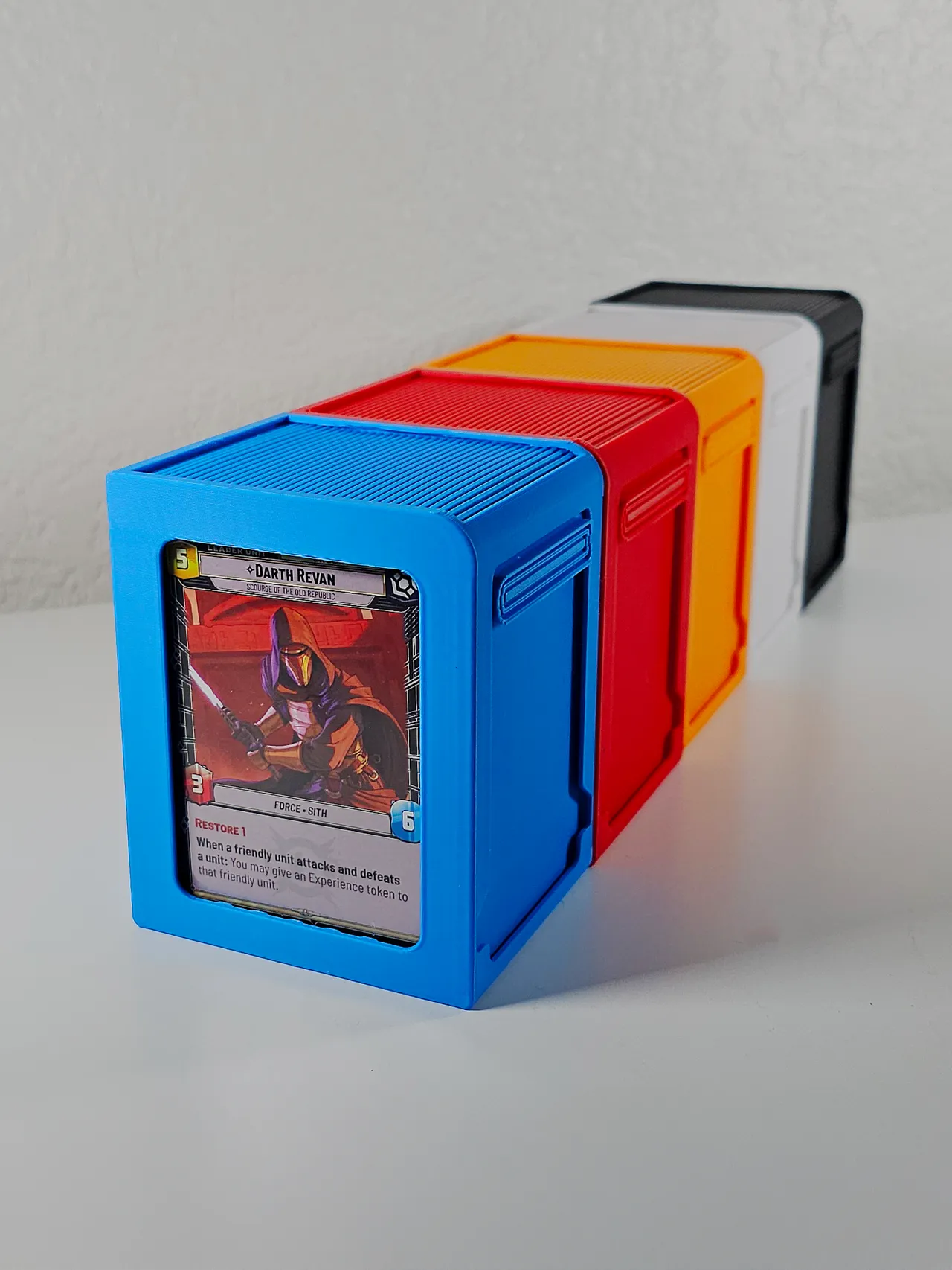 Sliding Deck Box (No Glue)-Up to 100 Sleeved Card view 2