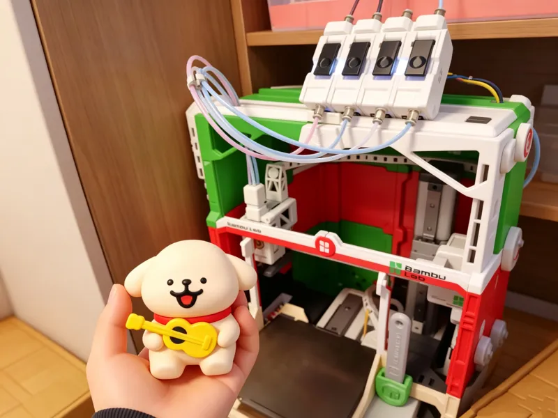 弹吉他的线条小狗 小鸡毛结伴出行 — 无需AMS