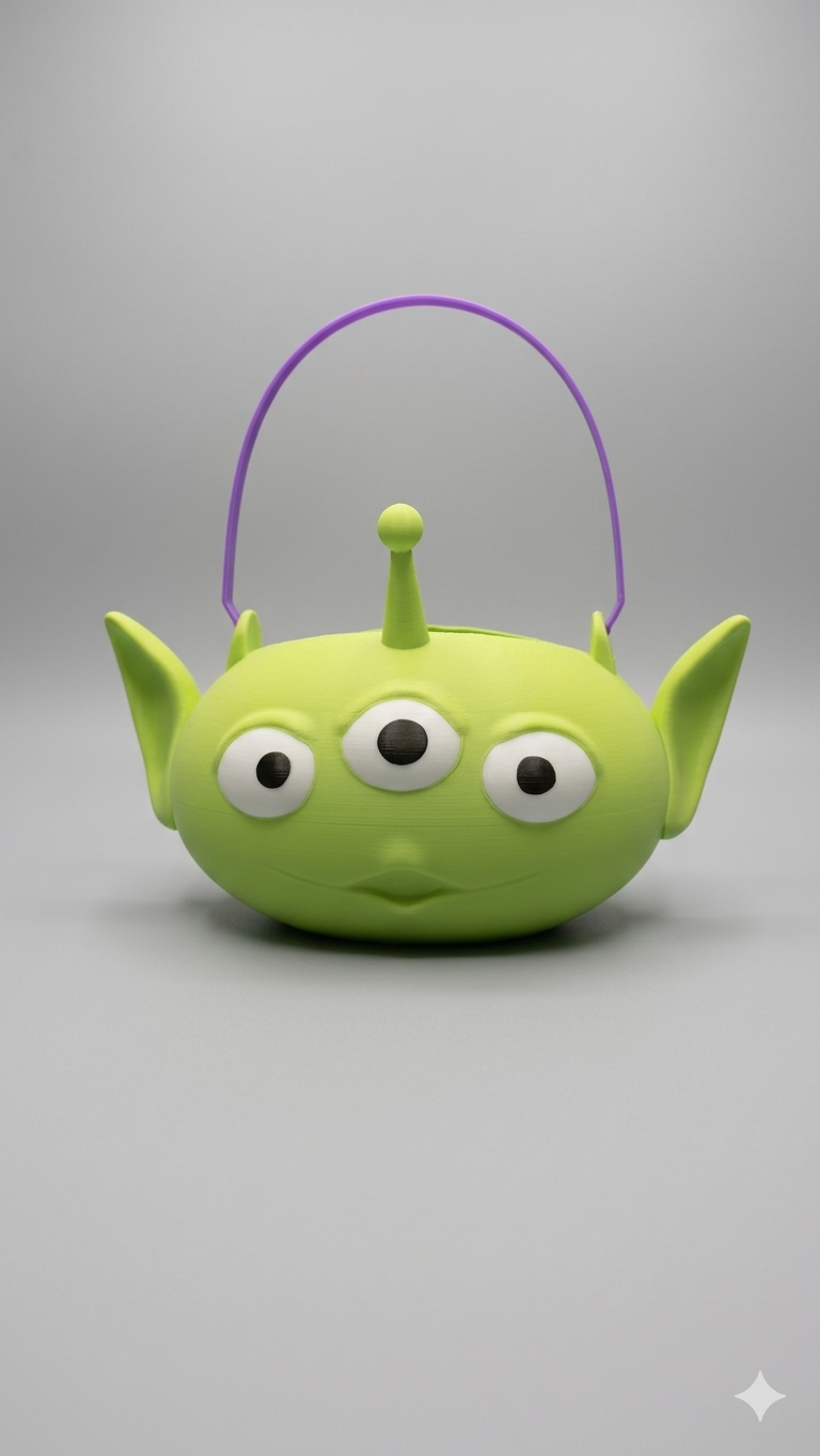 Miniatura 5 do modelo 3D Alien Popcorn Bucket