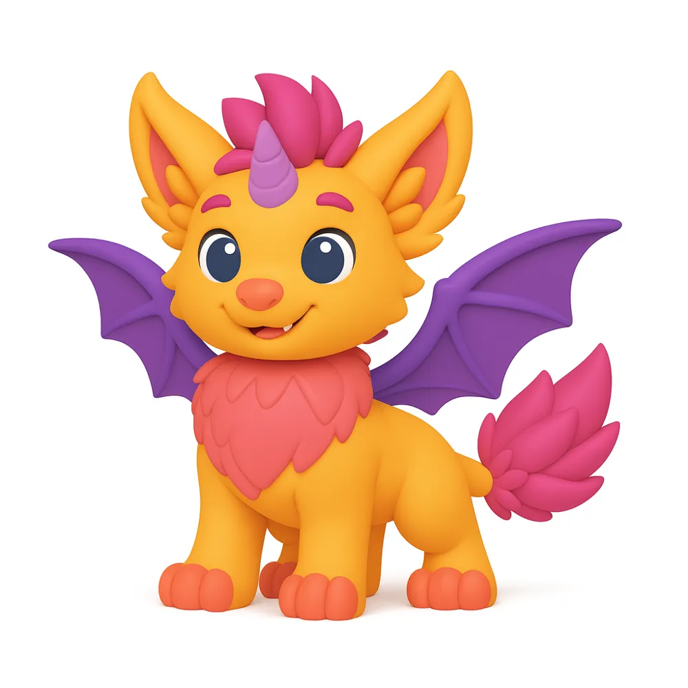 Sparki the little fire dragon - Free 3D Print Model - MakerWorld
