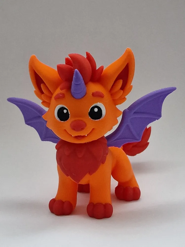 Sparki the little fire dragon - Free 3D Print Model - MakerWorld