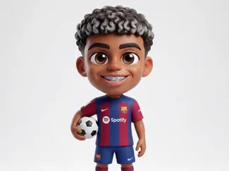 Modellino Lamine Yamal
