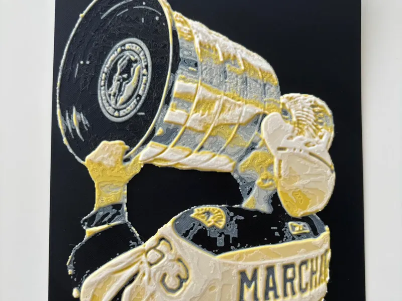 Brad Marchand – “The 2011 Glory Kiss” Hueforge