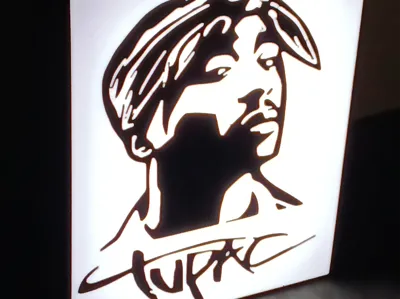 Tupac Light Box